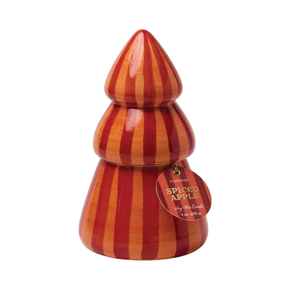 Paddywax Cabana Christmas 9oz Ceramic Tree Candle